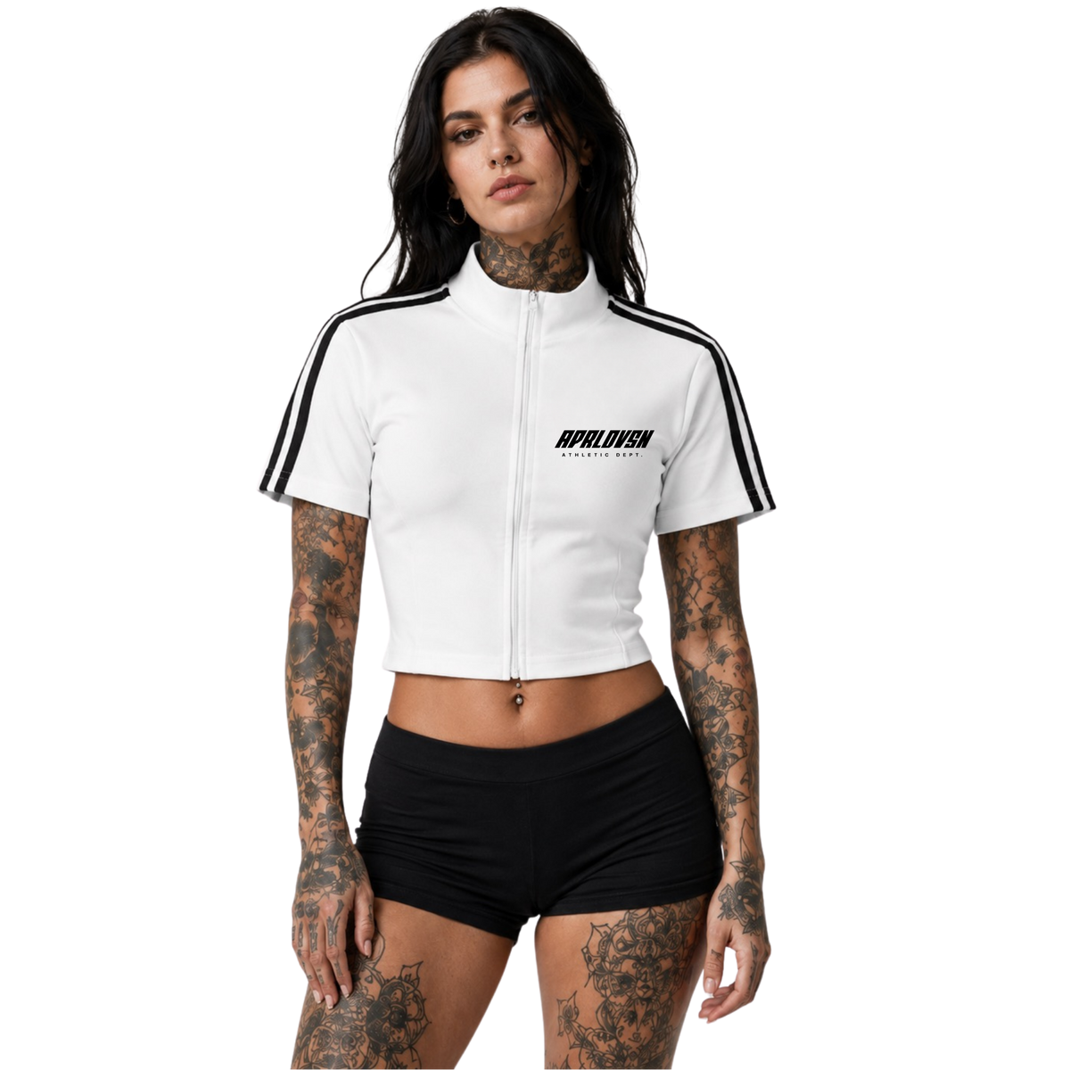 Full Zip Luxe Active Top by FSC