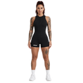 Quarter-Zip Yoga Romper by FSC
