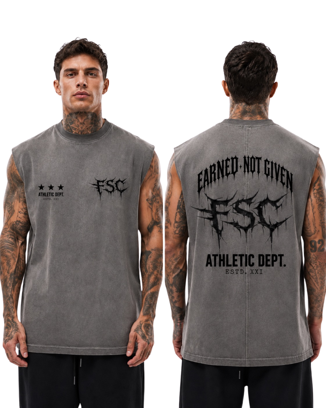 Earned Not Given Reverse Washed Tank