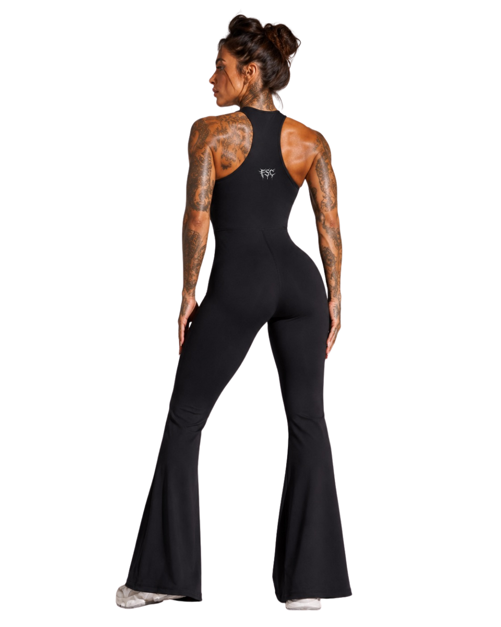 Halter Flared Jumpsuit by FSC