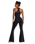 Halter Flared Jumpsuit by FSC