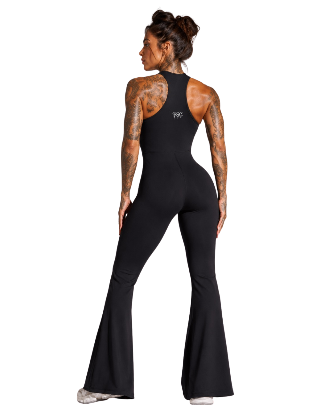 Halter Flared Jumpsuit by FSC