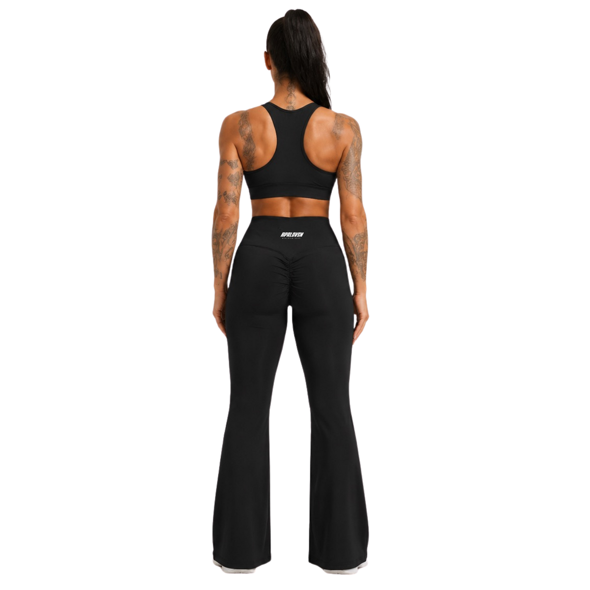 High Rise Flare Leggings by FSC