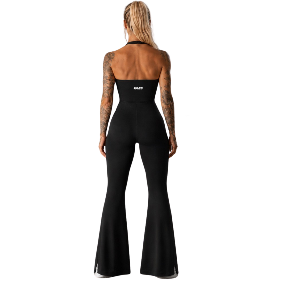 Halter Flared Jumpsuit by FSC
