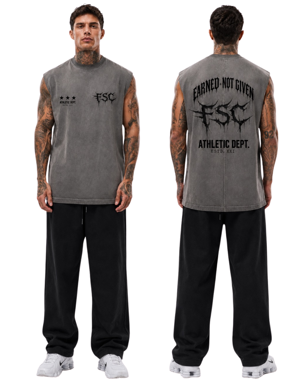 Earned Not Given Reverse Washed Tank