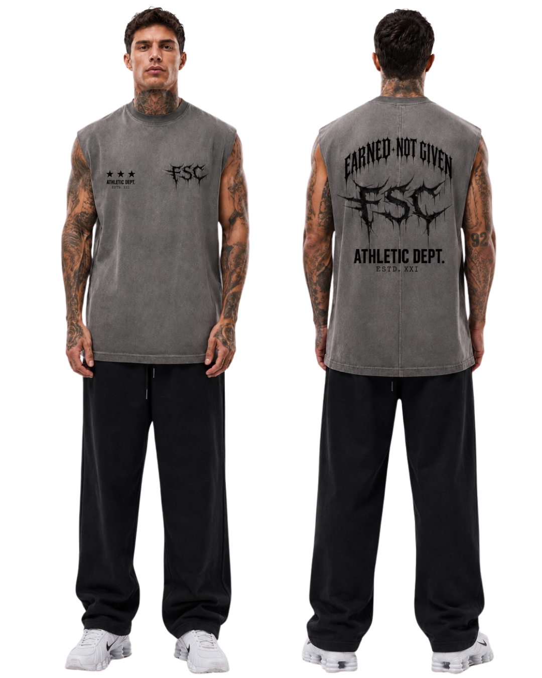 Earned Not Given Reverse Washed Tank