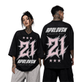 APRLDVSN Black x Baby Pink  Mesh Jersey