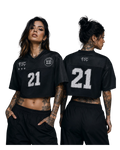Cropped Panel V Neck NFL Jersey by FSC