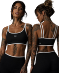 Contrast Yoga Sports Bra by FSC