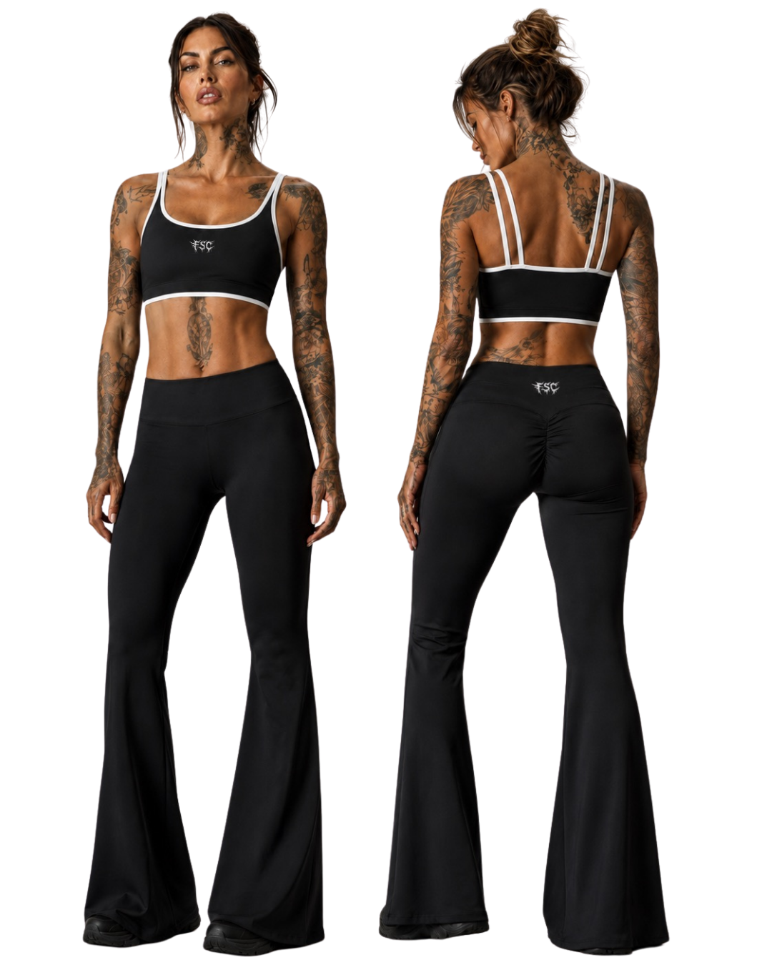 High Rise Flare Leggings by FSC