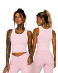 Baby Pink Yoga Tank by FSC