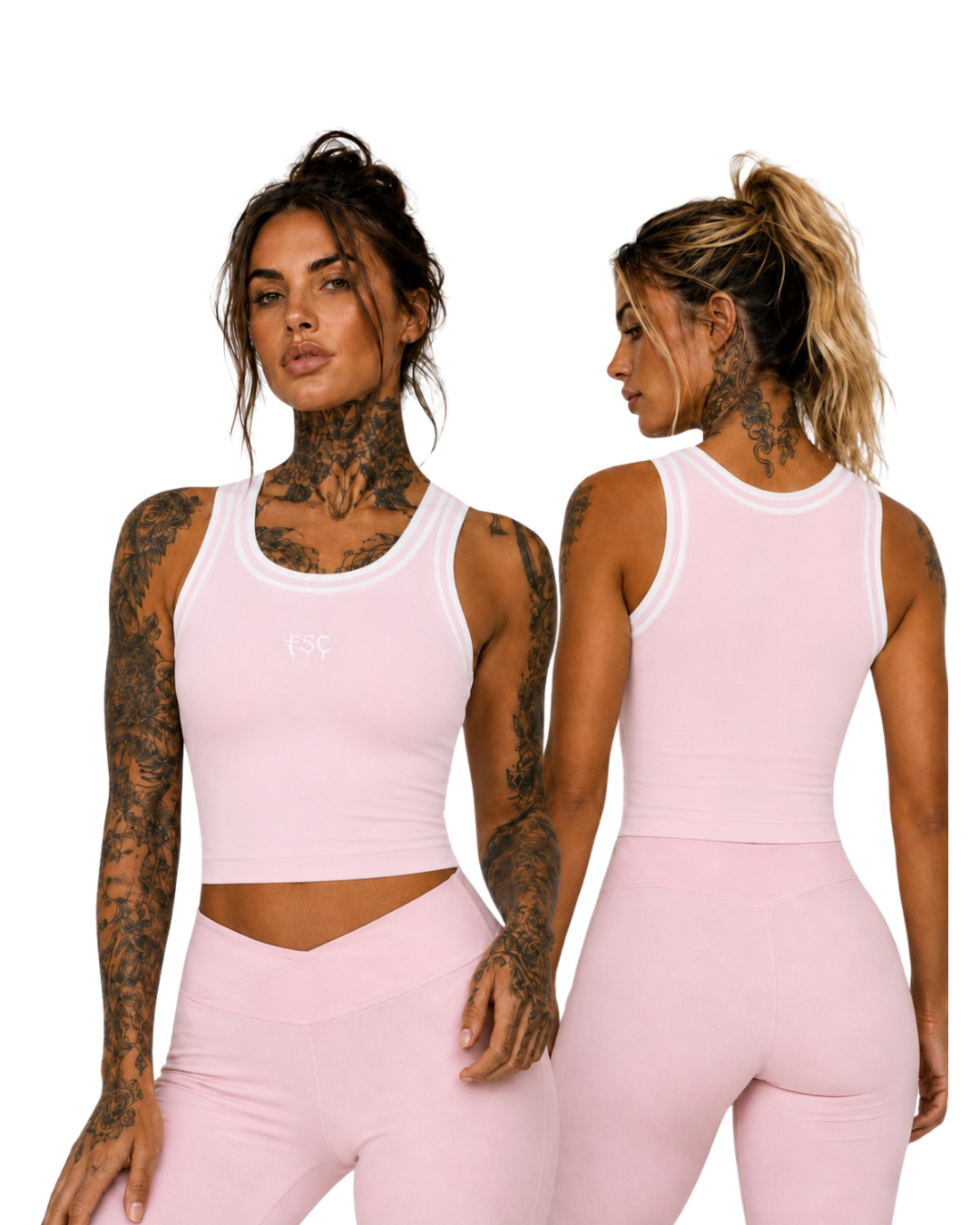 Baby Pink Yoga Tank by FSC