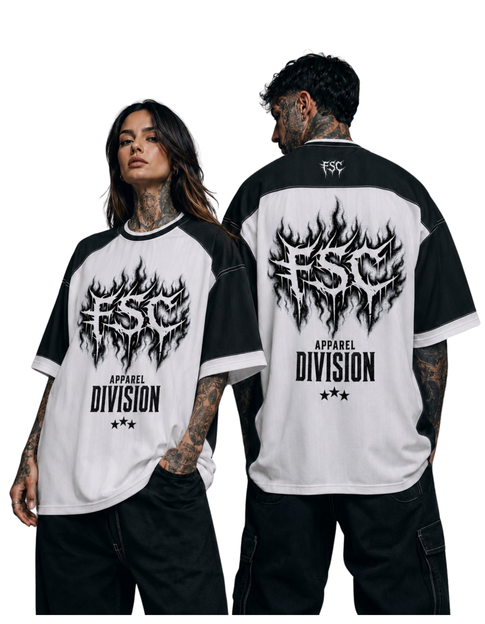 Dark Flame Striped Jersey by FSC
