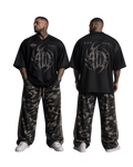 Vintage Black x Black  Mesh Jersey